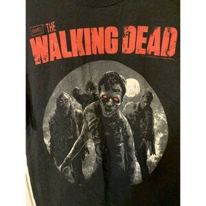 Vtg The Walking Dead T Shirt Size M Black‎ Zombie Horror 2012
